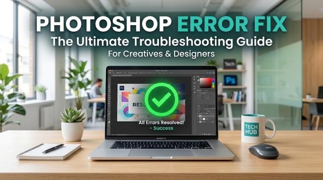 【Photoshop】ペン・長方形ツールの「プログラムエラー」を即復旧！再インストール不要の対処法